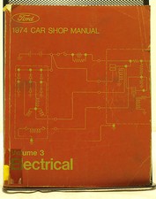 OEM 1974 Ford Car Shop Manuals