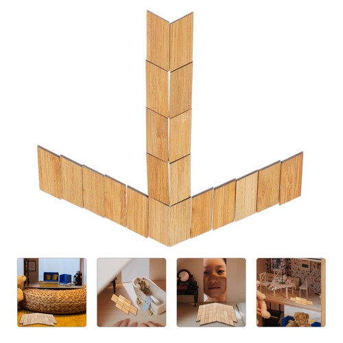 48pcs rhomb shaped bamboo - ,