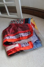 Vintage Scarves Job Lot x 17 Bundle Polyester Mixed Patterned Ladies