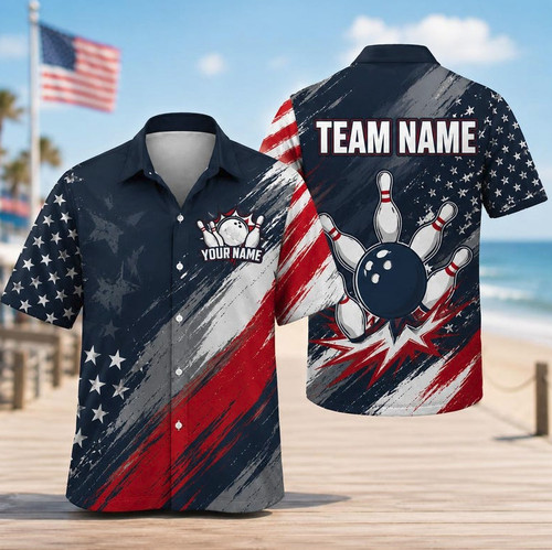 Personalized bowling hawaiian - personalized,