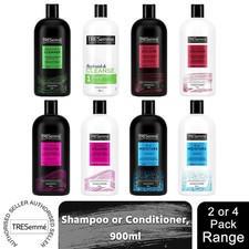 TRESemme Used By Professionals Shampoo & Conditioner, 2 or 4 Pack, 900ml