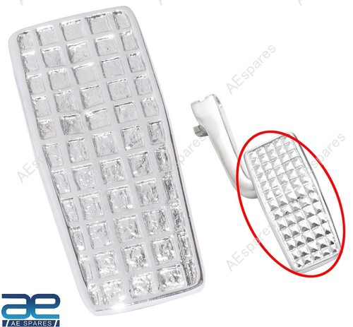 Aluminium brake pedal - aluminium, floor