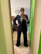 Vintage 1970s men's suit navy