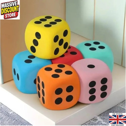 Counting toy large foam dice - toy,