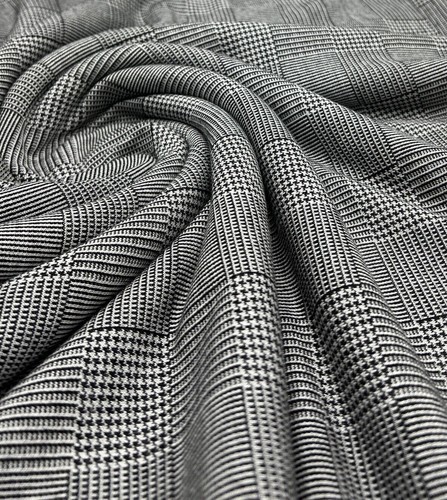 Dark grey black check - grey,