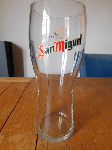 Vintage san miguel pint glass - miguel,