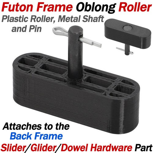 Futon frame oblong roller - frame,