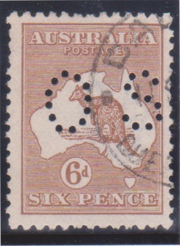 1916 australia 6d - (f249-49),