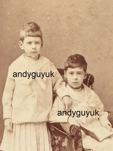 Cabinet card boys wearing - boys,