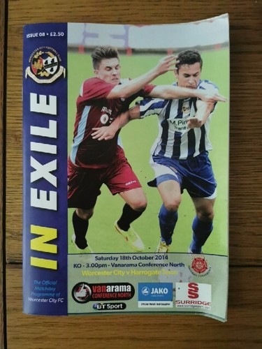 Worcester city harrogate - city, v