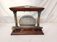 Decorative Burmese Metal Gong with Wood and Mallet