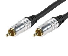 10m Coaxial Cable SPDIF Digital Audio RCA Lead 10 Metre