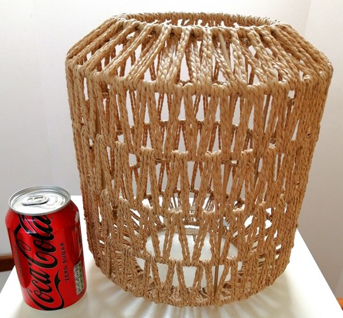 Rattan lampshade new floor - ,