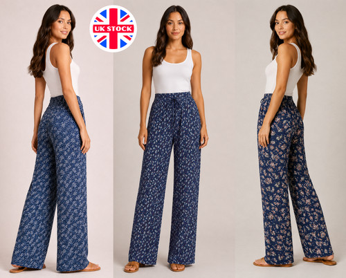 Ladies trousers womens palazzo - womens,