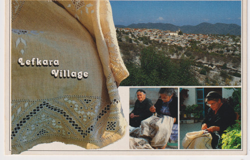 Postcard lefkara village - lefkara,