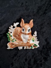 Large Enamel Squirrel Brooch Vintage Inspired Jewellery Gift Broach 