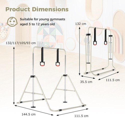 Bar expandable gymnastic - bar,