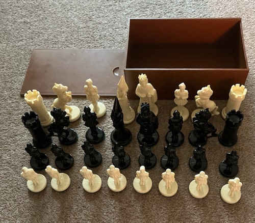 Vintage ajedrez fantasia chess - fantasia,