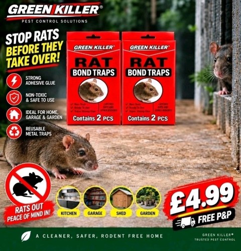 2pc rat catcher professional - rat,
