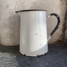 Vintage Antique White & Black