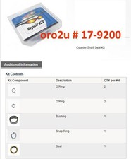 All Balls Racing Counter Shaft Seal Kit KTM, Allballs 25-4001 Husaberg