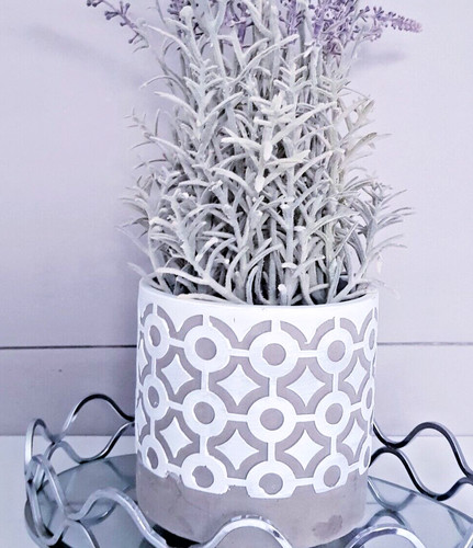Concrete flower pot legs - pot,