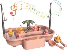 Magnetic Fishing Games Electric Fishing Toys Muti-purpose 3D Fish Catching Toy