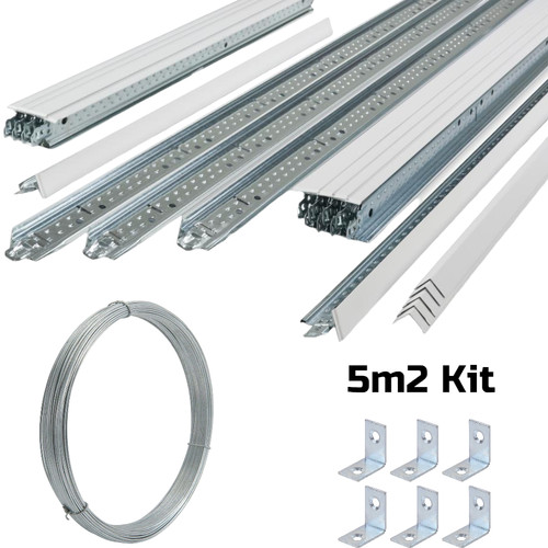 5m2 suspended ceiling - suspended,