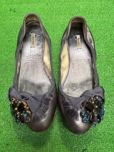 Miu metallic leather - metallic,
