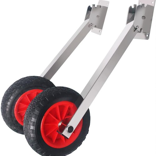 Aluminum transom wheel - aluminum, dinghy