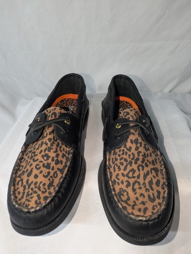 Sperry top sider blk - top-sider, leather