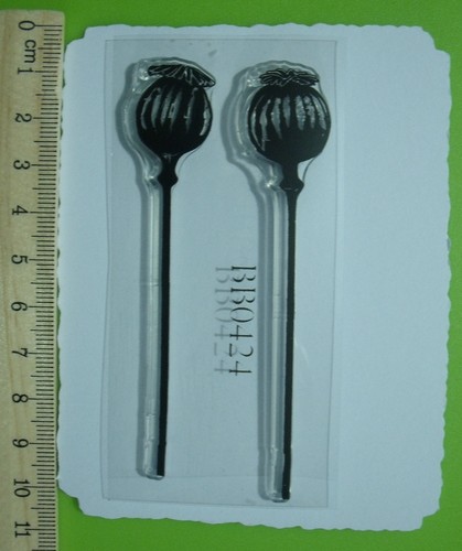 Pair poppy pods - -, 2