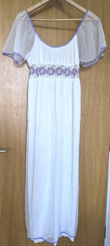 Vintage 70s spinney white - white, lace