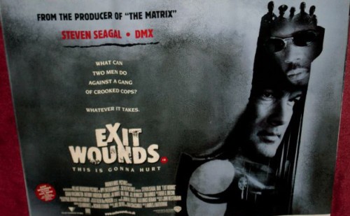 Cinema poster exit wounds - exit,