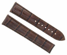 18MM LEATHER WATCH STRAP BAND FOR OMEGA SEAMASTER SPEEDMASTER MOON WATCH L/BROWN