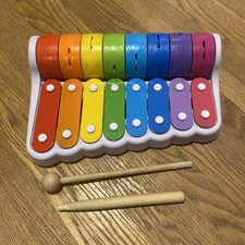 Fat Brain Rock 'n Roller Piano Musical Keyboard Xylophone Pre-school Toy VGC #1