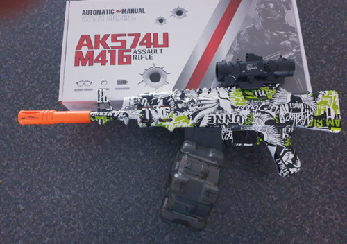 Electric gel ball - gel, gun