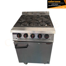 Falcon 4 Burner Dominator Plus Oven Range Propane Gas with Castors - Refurbished