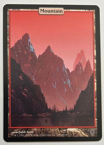 Mtg mountain unhinged - mountain,