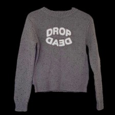 BMTH Official DROP DEAD Grey sweater/jumper - Discontinued Rare - NEW UNWORN