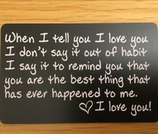 Love Reminder Wallet Card