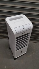 Igenix ig9703 White Portable Evaporative Air Cooler Fan on Castors