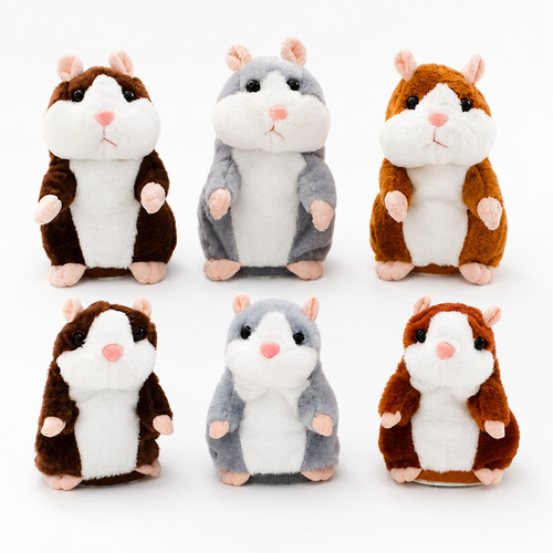 Talking hamster plush - talking,