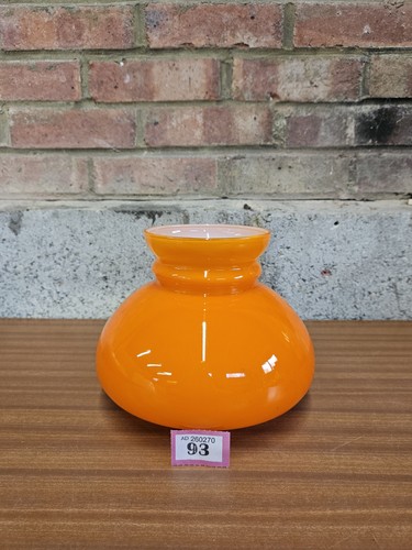 Vintage orange glass oil - vintage,