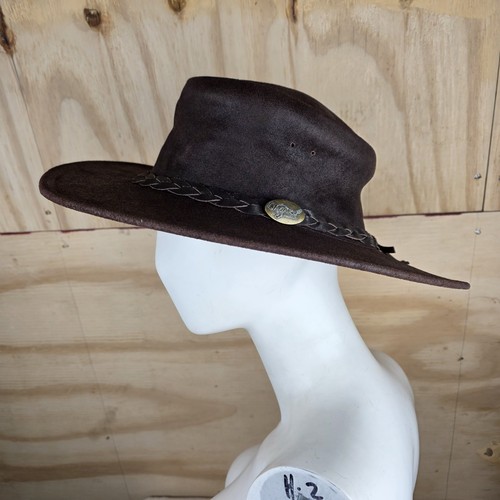 Jacaru leather hat swagman - jacaru,