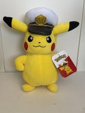 Pokemon Captain Pikachu Plush