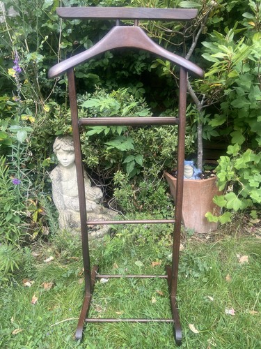 Vintage wooden butler stand - wooden,
