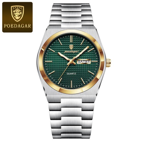 Men quartz watch - quartz, stainless