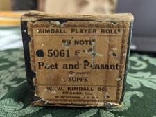 Kimball Player Piano Roll Hand