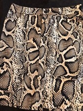 Zara Animal Print Mini Skirt Size M